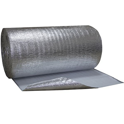 Полотно Normaizol с односторонним фольгированием алюфом НПЭ 5 мм