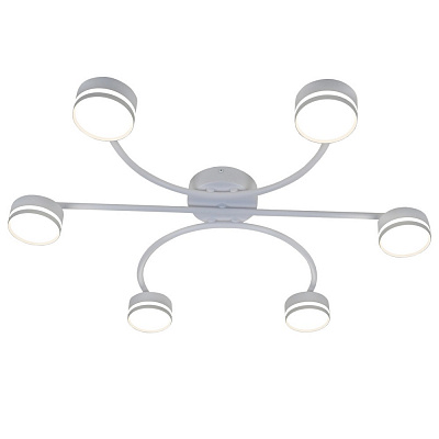 Люстра потолочная Victoria Lighting 6xGX53 белый Currant/PL6 white