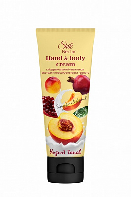 Крем для тіла Шик Nectar Yogurt touch Екстракти персика та гранату 75 мл 75 г