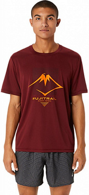 Футболка Asics FUJITRAIL LOGO SS TOP 2011C381-600 р.XL красный