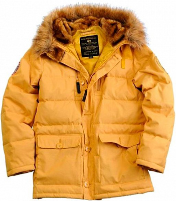 Куртка-парка Alpha Industries Arctic Jacket Yellow Mustard L