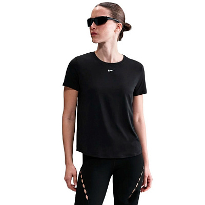 Футболка Nike W NK ONE CLASSIC DF SS TOP WT IB9408-010 р.M черный