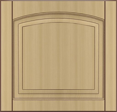 Фасад для кухни Грейд-Плюс Клен светлый патина №420 570x596 Винтаж левый