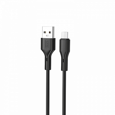 Кабель Xo NB230-AC USB-A to USB-C 2.4А 1 м black (NB230-AC.black)
