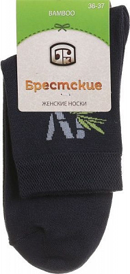 Шкарпетки Conte 1501 Bamboo р. 23 темно-сірий