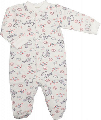 Боди Фламинго ясельный р.80 молочный 647-310 