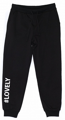 Штани для дівчаток Funtime my look black р.158 чорний