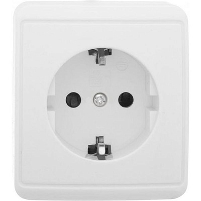 Розетка HausMark Domo білий HSN-SCP.H3C20G1WG-WH