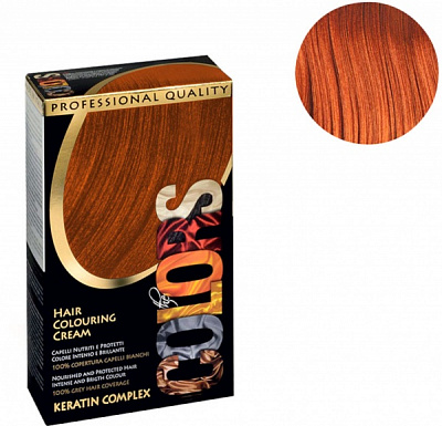 Краска для волос Maxima Colors с кератином №7,44 медный