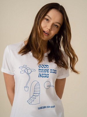 Футболка Outhorn OTHSS23TTSHF442-10S р.L білий