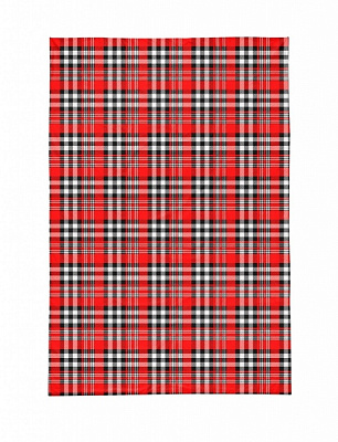 Простынь фланель Christmas Friends 220x240 см красный La Nuit 