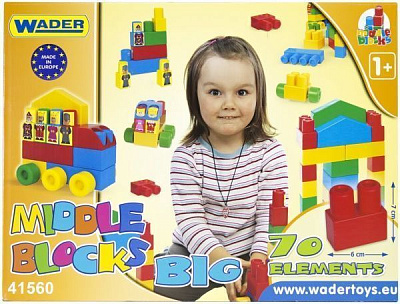 Конструктор Wader Middle blocks 41560