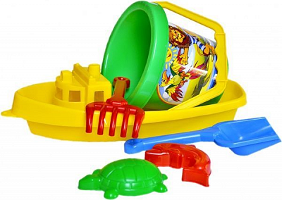 Набір для пісочниці ТехноК Кораблик 3 2889