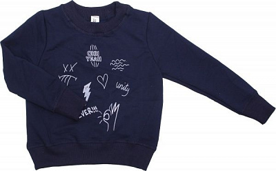 Світшот Luna Kids 7 р.98 темно-синій