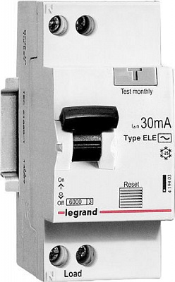 Диференційний автомат Legrand RX3 1P+N C 16A 30mA AC 419399