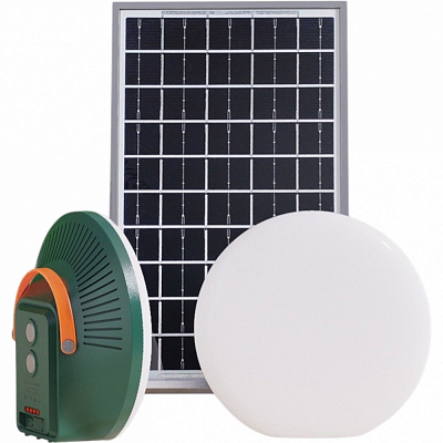 Лампа Astor POWER-BANK із сонячною батареєю 1200 Lm green LP1200SP