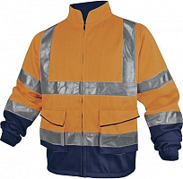 Куртка сигнальна Delta Plus PH2 зі світловідбиваючими смугами р. S PHVE2OMPT помаранчевий