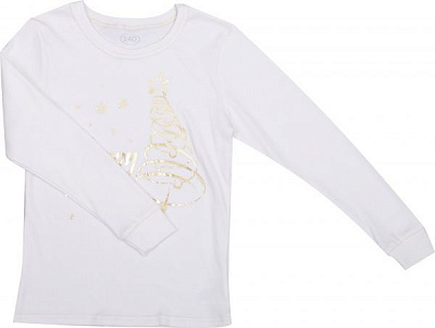 Пижама для девочек Фламинго р.134 молочный/розовый 237-212 