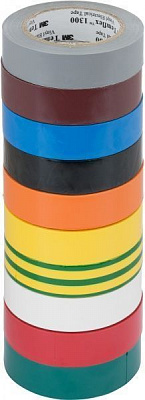 Ізострічка 3M Temflex Rainbow 10 шт/уп ПВХ 1300/R(1510)