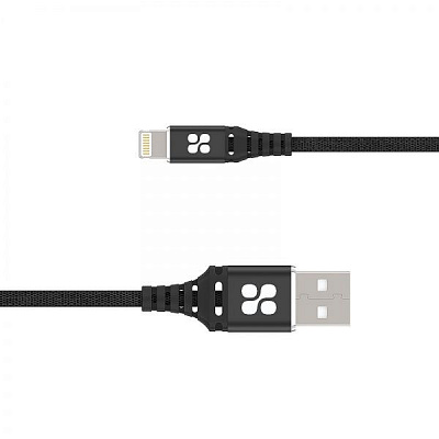 Дата-кабель Promate NerveLink-I2 USB - Lightning 2 м black (nervelink-i2.black)