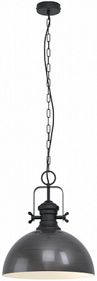 Подвес Eglo Combwich 1x60 Вт E27 черный/кремовый 43052 