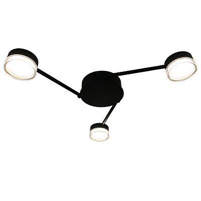 Люстра потолочная Victoria Lighting 3x12 Вт GX53 черный Best/PL3 black