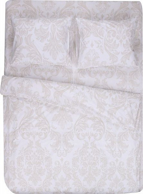 Комплект постельного белья Basic Вензель 2.0 белый La Nuit 