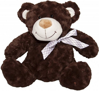 М'яка іграшка Grand Fantasy Ведмідь коричневий із бантом 40 см 4001GMB