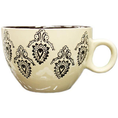 Чашка керамическая Дамаско в ассортименте 460 мл