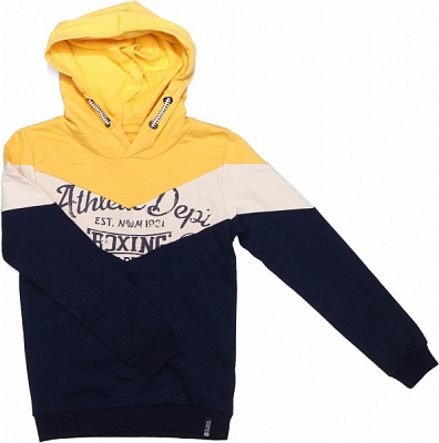 Худи для мальчика NWM р.158 желтый с черным U44281-1 