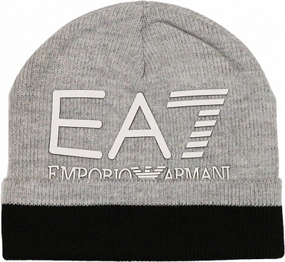 Шапка EA7 274981-2F301-29940 р.S серый