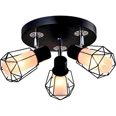 Спот Crystal Life 3x40 Вт E14 черный 15552-3 