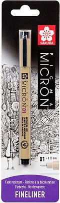 Линер Sakura PIGMA Micron (0.1) 0,25 мм черный BLXSDK1A 
