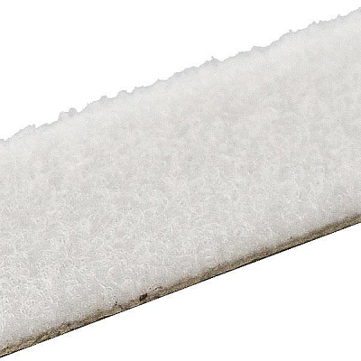 Лента-застежка самоклеющаяся HPX ZIP FIX велюр 20 мм белая