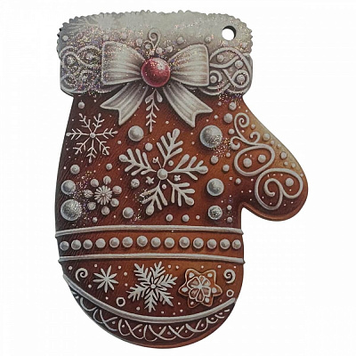 Підвіска-конструктор MIS LT Печенько рукавичка 8,5 см коричневий