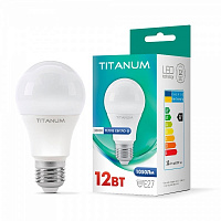Лампа светодиодная TITANUM 12 Вт A60 матовая E27 220 В 3000 К 26455 