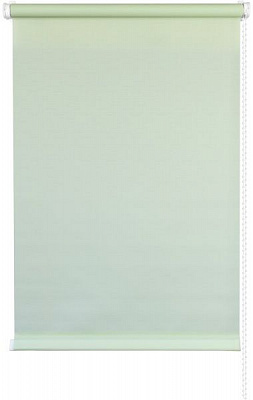 Ролета мини Delfa Лен 48x160 см салатовая 
