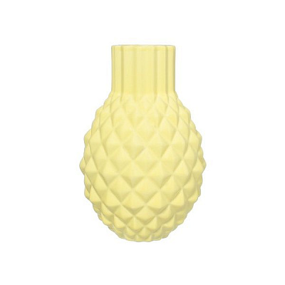 Ваза керамическая желтая Ананас