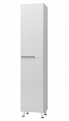 Пенал на ножках Aquarius Сильвер 40 белый