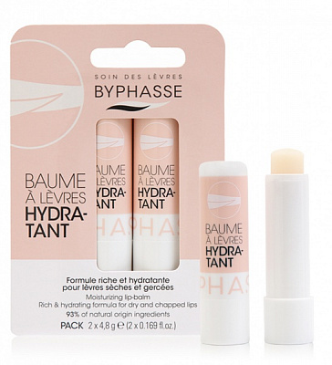 Бальзам для губ для губ Byphasse Увлажнение, х 2 шт. 4,8 г