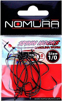 Крючок Nomura Carolina Worm №1/0 10 шт. NM7951600/1