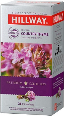 Чай черный Hillway Луговой Чабрец (8886300990317) 25 шт. 50 г 