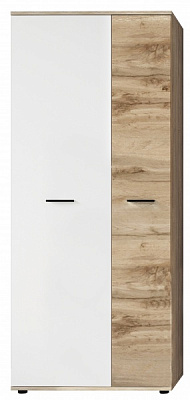 Шафа для одягу Accord Irys IS1 білий / дуб сонома