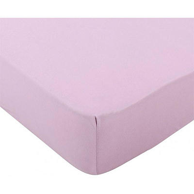 Простирадло трикотажне 180x200 см рожевий Songer und Sohne