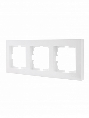Рамка тримісна Lezard Vesna горизонтальна сірий 742-3500-148