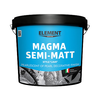Декоративная штукатурка моделирующая Element Decor Magma Semi-Matt 10 кг /перламутровый