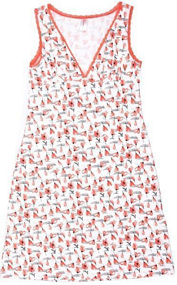Ночная рубашка Roksana Bloom 804/16343 р. XXL коралловый 