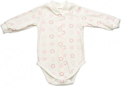 Боди детское Модний Карапуз Stars р.62 белый 301-00026-1 