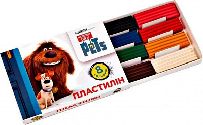 Пластилін 8 кольорів The Secret Life of Pets Перо