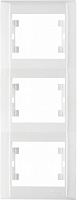 Рамка тримісна Makel Defne вертикальна білий 42001708